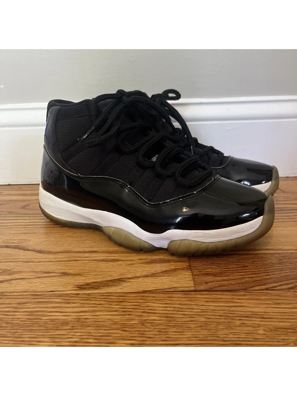 Air Jordan 11 Retro Space Jam 2016 Shoes Mens Size 8.5 Black Concord 378037-003